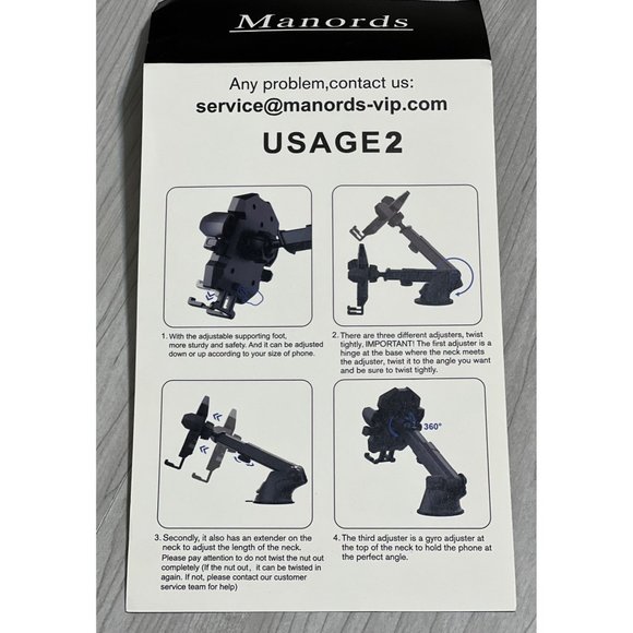 Manords car mount suction cell mobile phone mount New - Picture 6 of 16